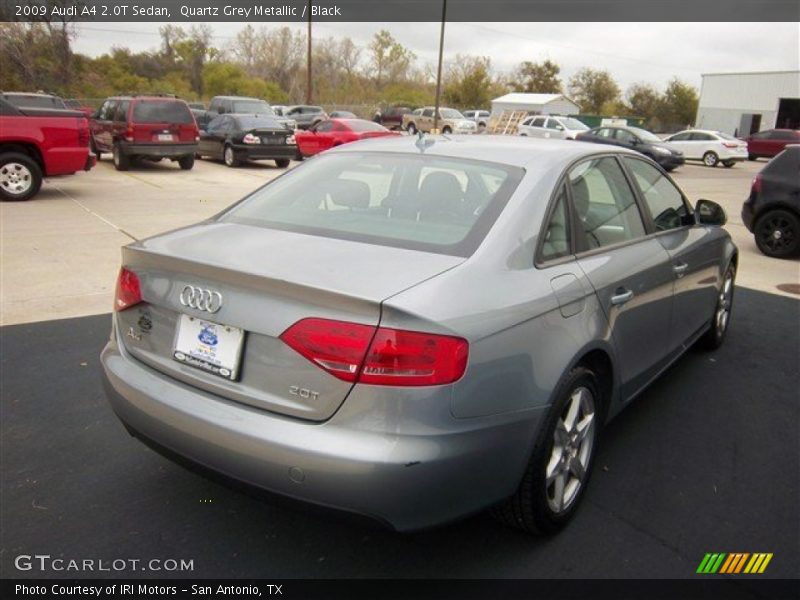 Quartz Grey Metallic / Black 2009 Audi A4 2.0T Sedan