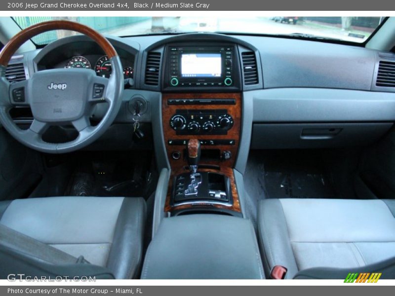 Black / Medium Slate Gray 2006 Jeep Grand Cherokee Overland 4x4