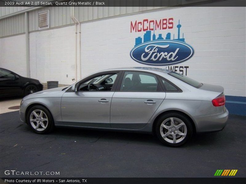 Quartz Grey Metallic / Black 2009 Audi A4 2.0T Sedan