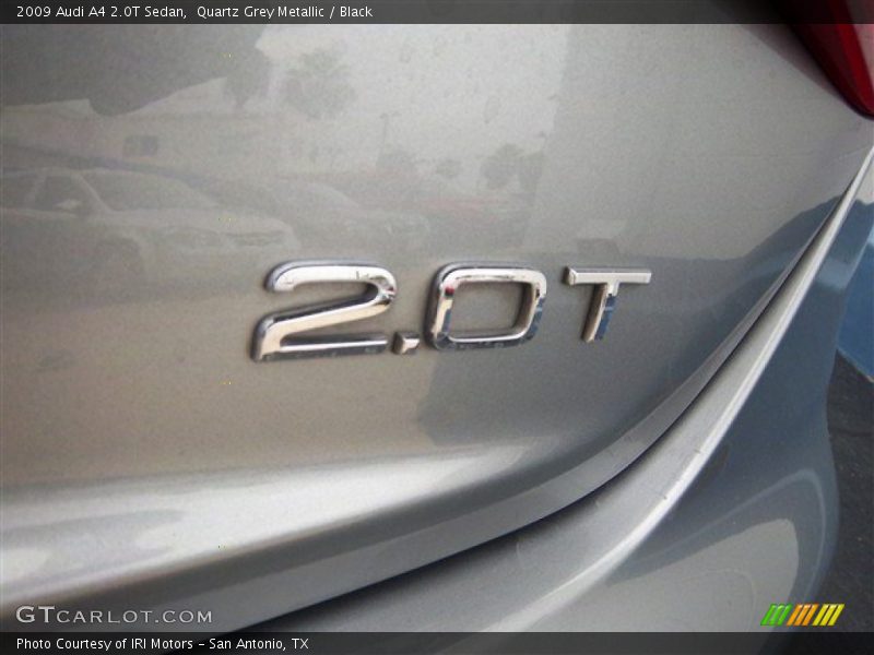 Quartz Grey Metallic / Black 2009 Audi A4 2.0T Sedan