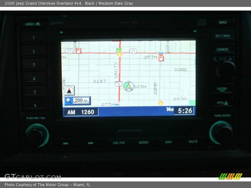 Black / Medium Slate Gray 2006 Jeep Grand Cherokee Overland 4x4