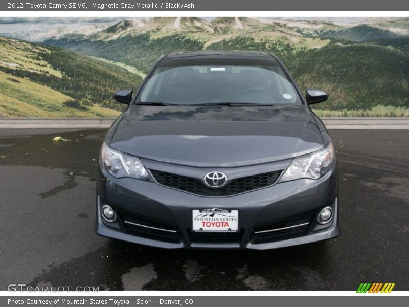 Magnetic Gray Metallic / Black/Ash 2012 Toyota Camry SE V6