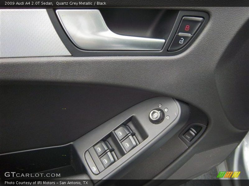 Quartz Grey Metallic / Black 2009 Audi A4 2.0T Sedan