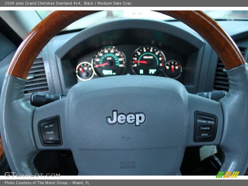 Black / Medium Slate Gray 2006 Jeep Grand Cherokee Overland 4x4