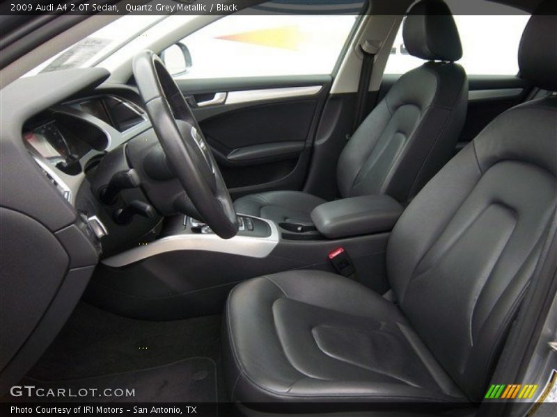 Quartz Grey Metallic / Black 2009 Audi A4 2.0T Sedan