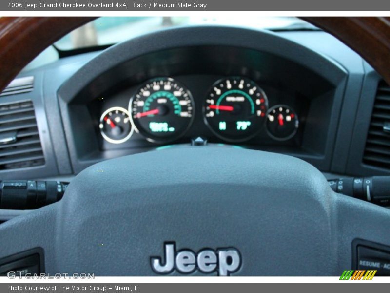Black / Medium Slate Gray 2006 Jeep Grand Cherokee Overland 4x4
