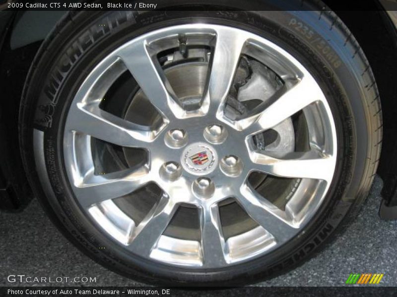Black Ice / Ebony 2009 Cadillac CTS 4 AWD Sedan