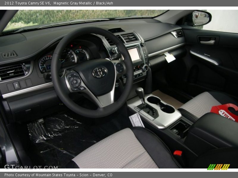 Magnetic Gray Metallic / Black/Ash 2012 Toyota Camry SE V6