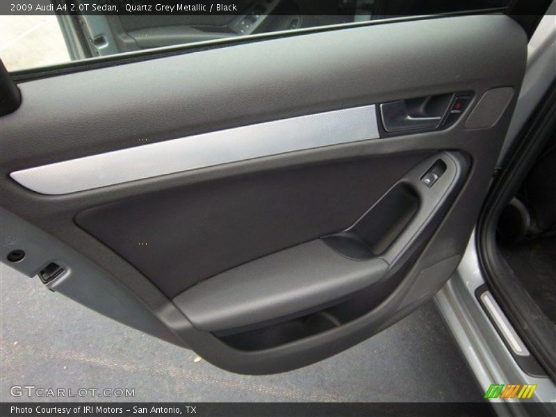 Quartz Grey Metallic / Black 2009 Audi A4 2.0T Sedan