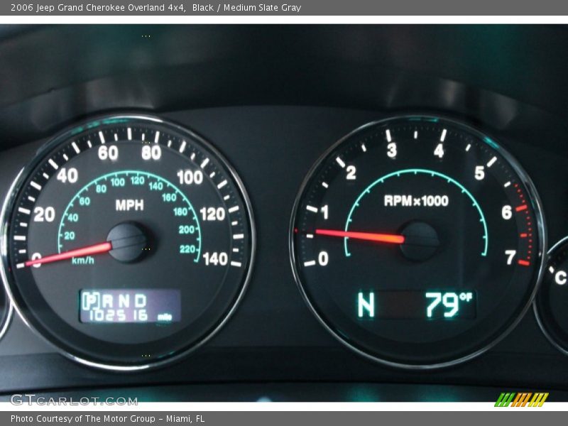 Black / Medium Slate Gray 2006 Jeep Grand Cherokee Overland 4x4
