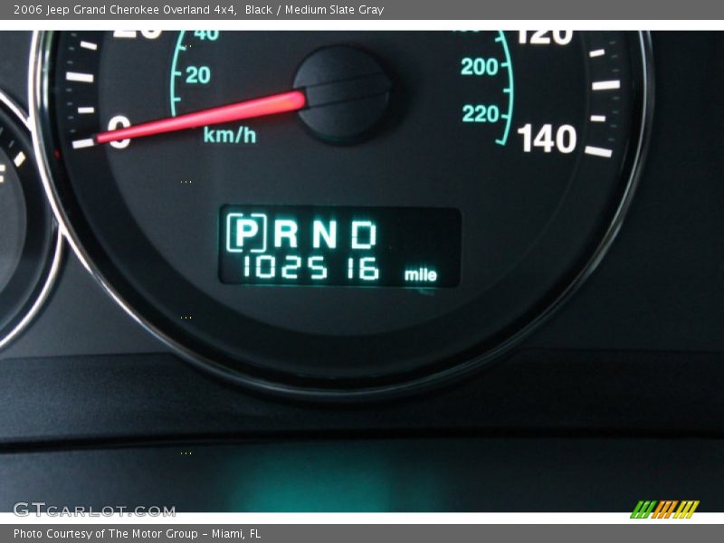 Black / Medium Slate Gray 2006 Jeep Grand Cherokee Overland 4x4