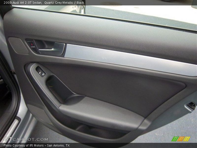 Quartz Grey Metallic / Black 2009 Audi A4 2.0T Sedan