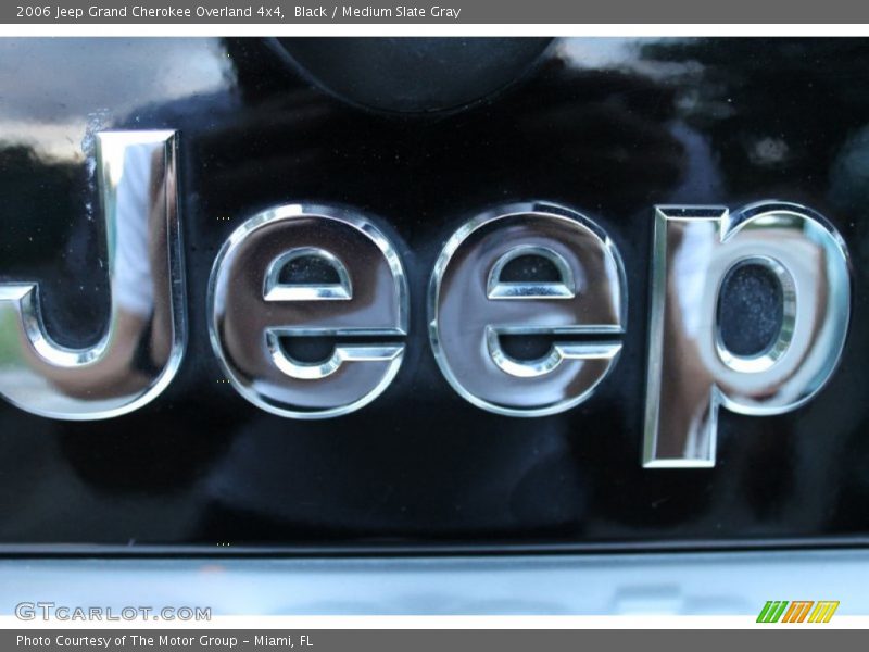 Black / Medium Slate Gray 2006 Jeep Grand Cherokee Overland 4x4