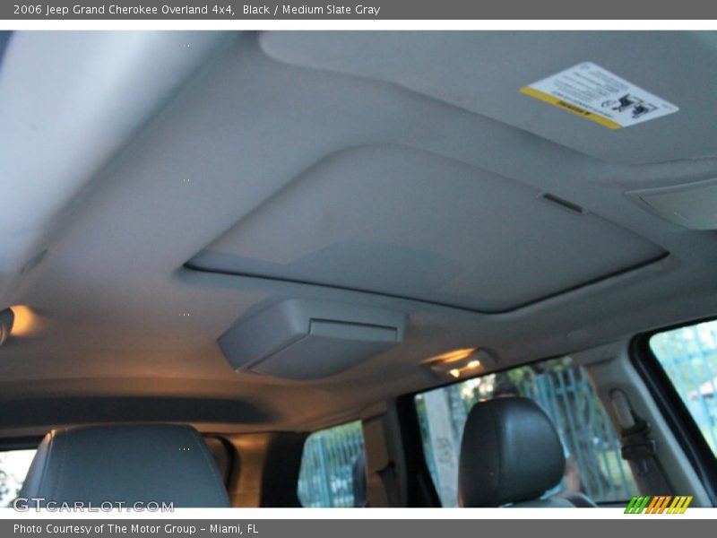 Black / Medium Slate Gray 2006 Jeep Grand Cherokee Overland 4x4