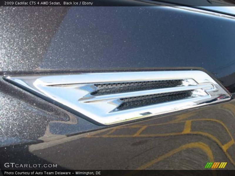 Black Ice / Ebony 2009 Cadillac CTS 4 AWD Sedan