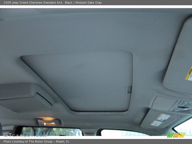 Black / Medium Slate Gray 2006 Jeep Grand Cherokee Overland 4x4