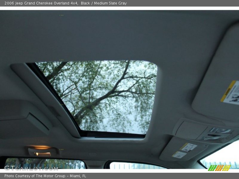 Black / Medium Slate Gray 2006 Jeep Grand Cherokee Overland 4x4