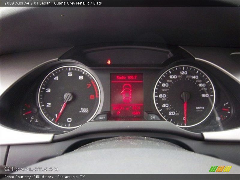 Quartz Grey Metallic / Black 2009 Audi A4 2.0T Sedan