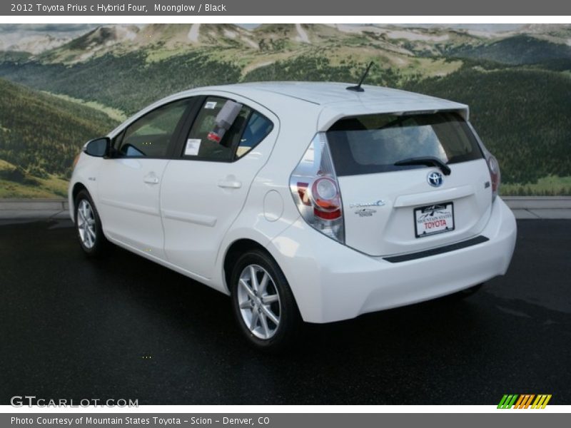 Moonglow / Black 2012 Toyota Prius c Hybrid Four