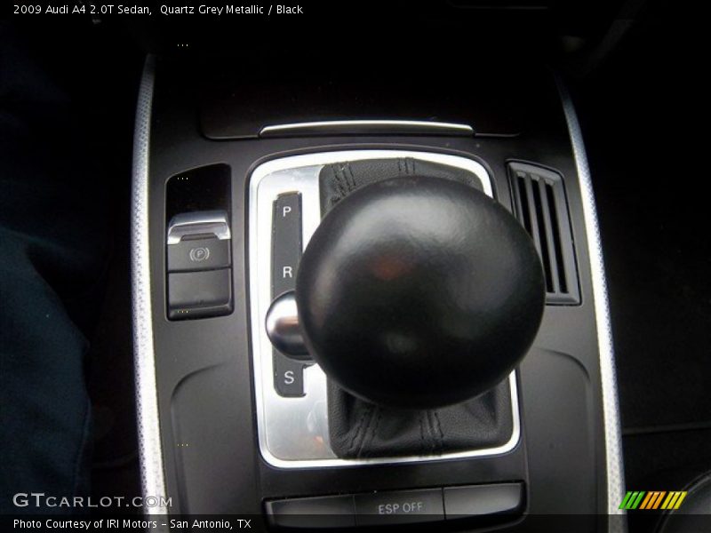 Quartz Grey Metallic / Black 2009 Audi A4 2.0T Sedan