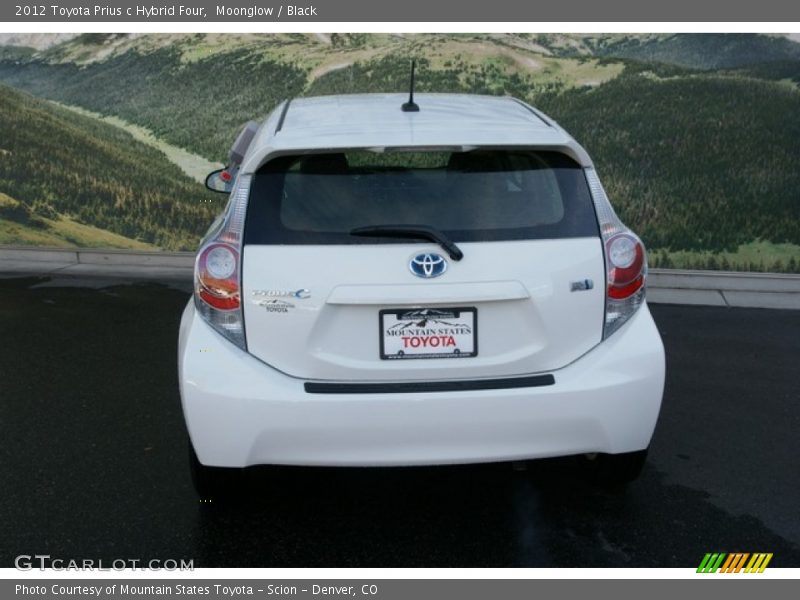 Moonglow / Black 2012 Toyota Prius c Hybrid Four
