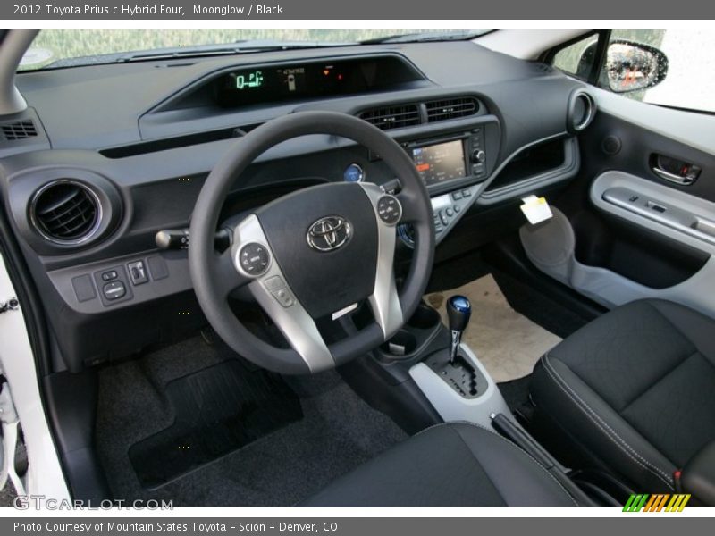 Moonglow / Black 2012 Toyota Prius c Hybrid Four