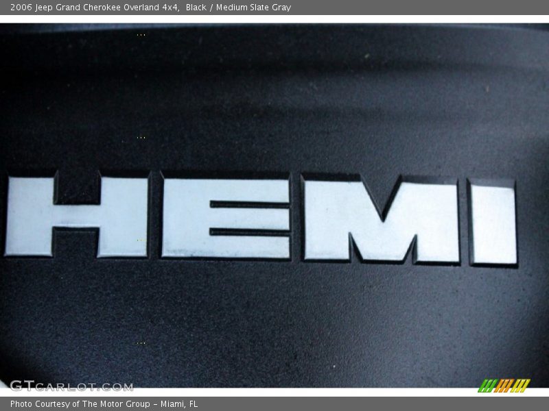 Black / Medium Slate Gray 2006 Jeep Grand Cherokee Overland 4x4