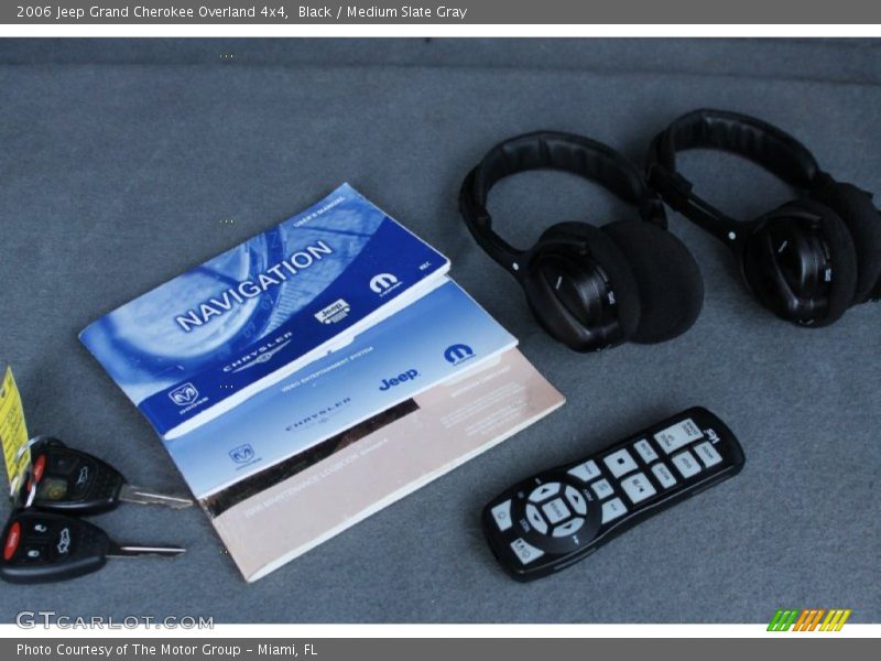 Black / Medium Slate Gray 2006 Jeep Grand Cherokee Overland 4x4