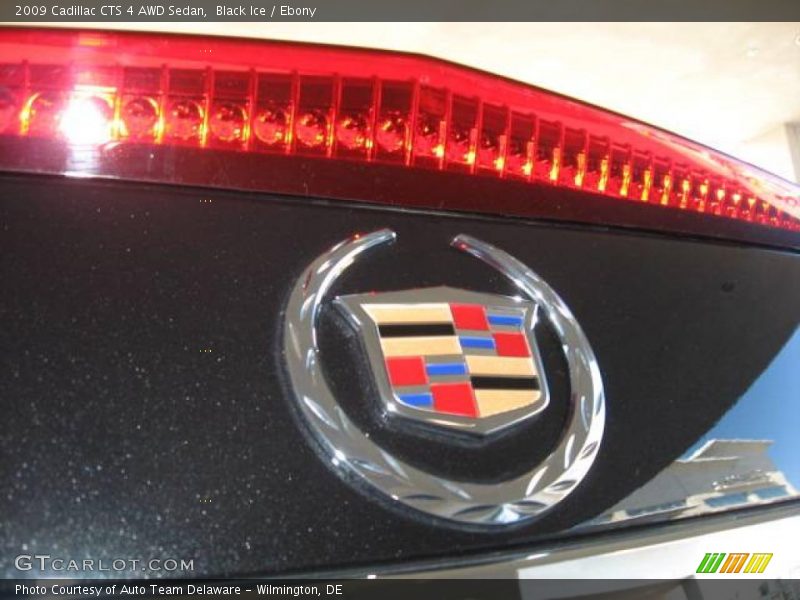 Black Ice / Ebony 2009 Cadillac CTS 4 AWD Sedan