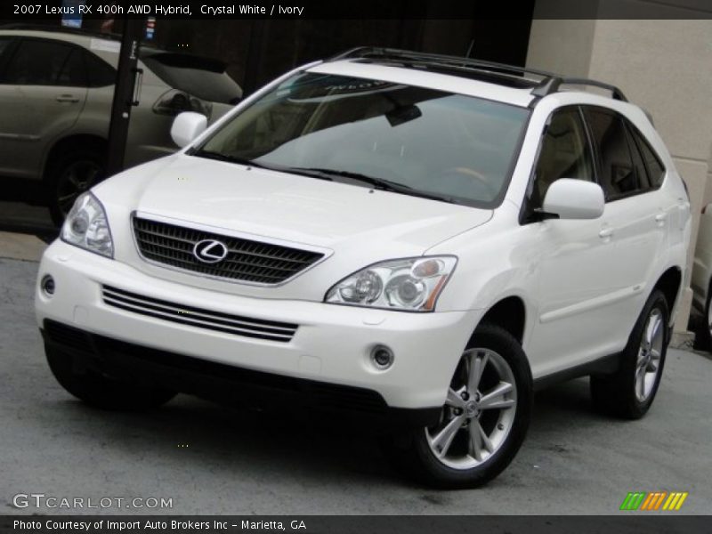 Crystal White / Ivory 2007 Lexus RX 400h AWD Hybrid