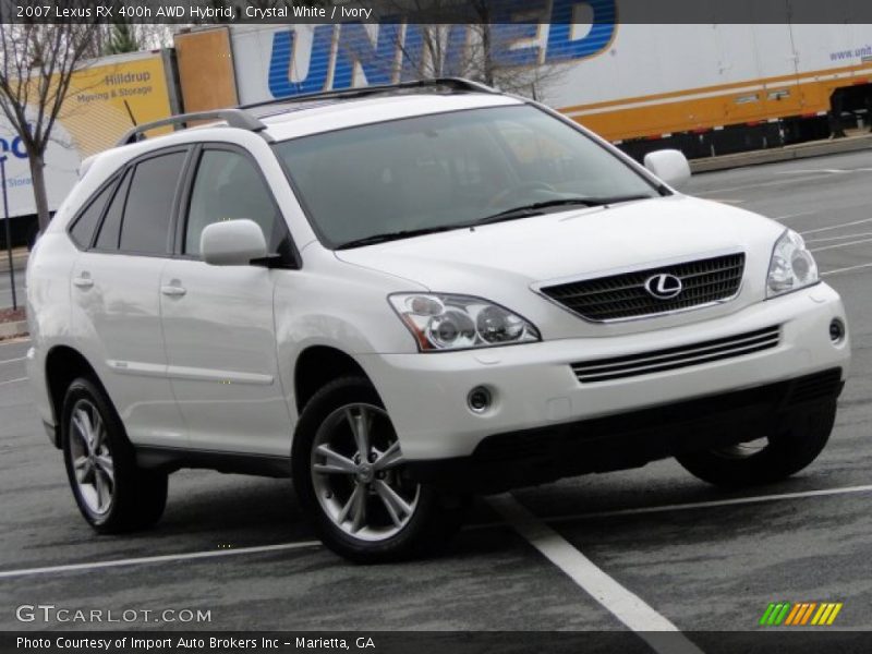 Crystal White / Ivory 2007 Lexus RX 400h AWD Hybrid