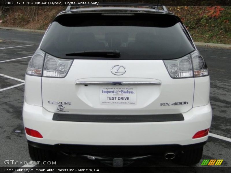 Crystal White / Ivory 2007 Lexus RX 400h AWD Hybrid
