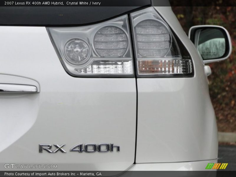 Crystal White / Ivory 2007 Lexus RX 400h AWD Hybrid