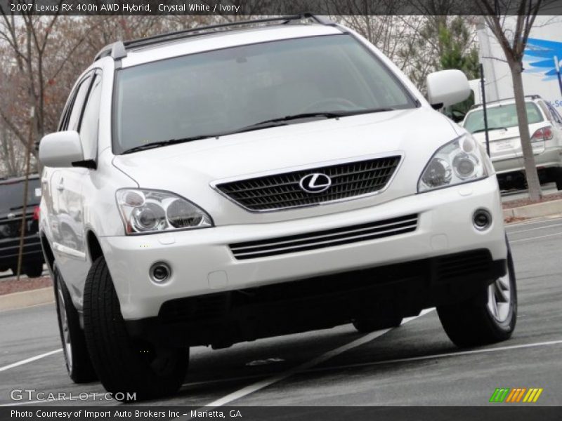 Crystal White / Ivory 2007 Lexus RX 400h AWD Hybrid