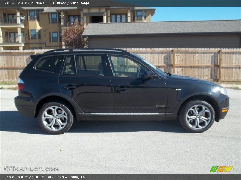 Jet Black / Sand Beige 2009 BMW X3 xDrive30i