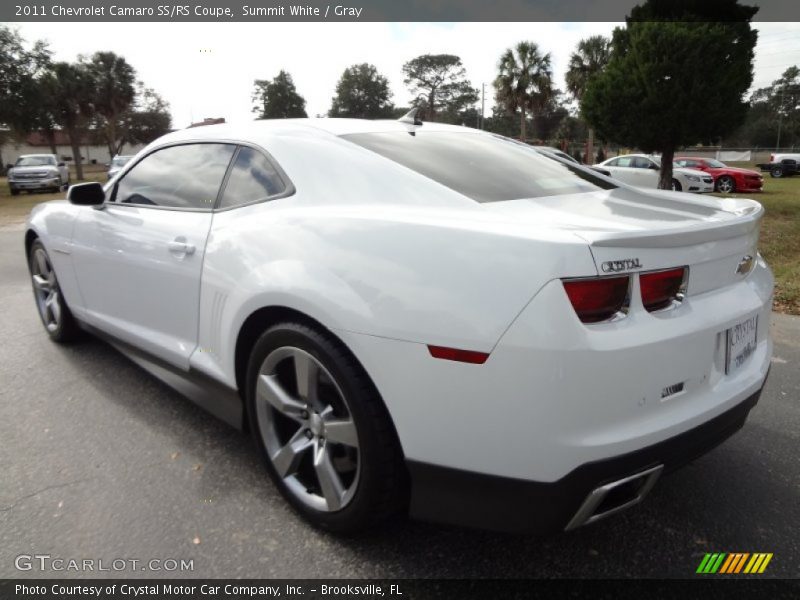 Summit White / Gray 2011 Chevrolet Camaro SS/RS Coupe