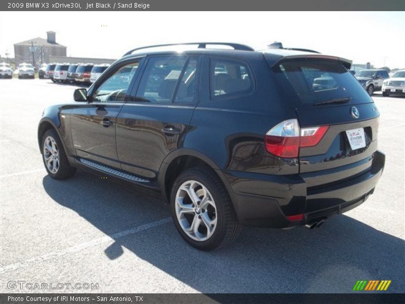 Jet Black / Sand Beige 2009 BMW X3 xDrive30i