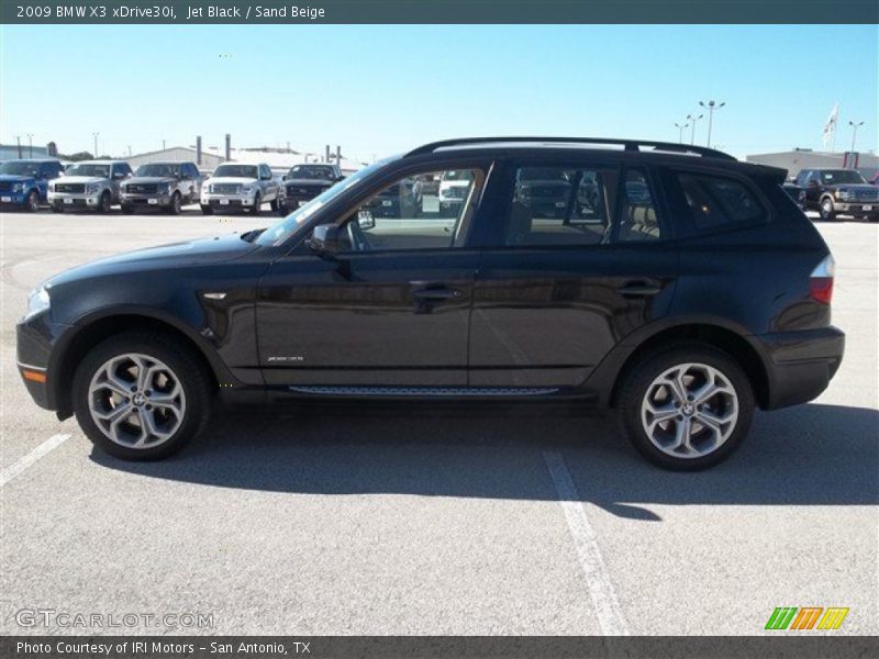Jet Black / Sand Beige 2009 BMW X3 xDrive30i