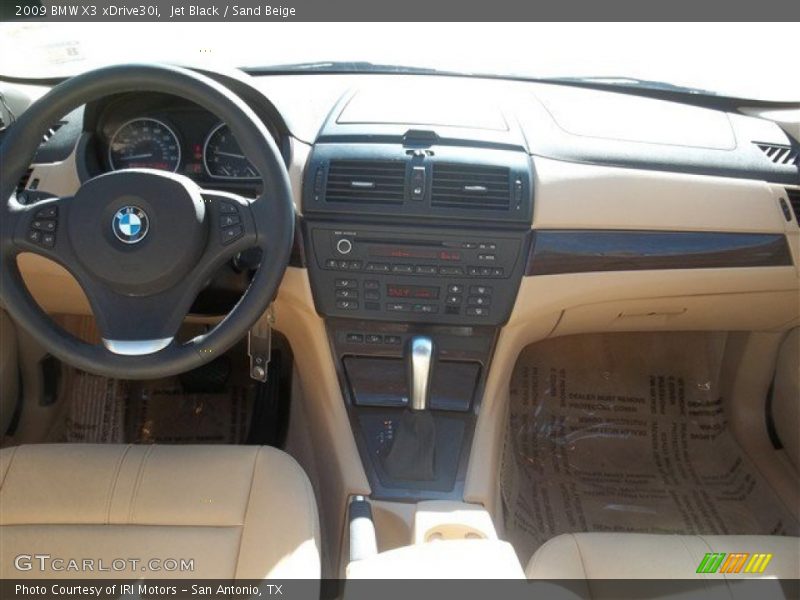 Jet Black / Sand Beige 2009 BMW X3 xDrive30i