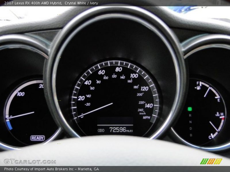 Crystal White / Ivory 2007 Lexus RX 400h AWD Hybrid