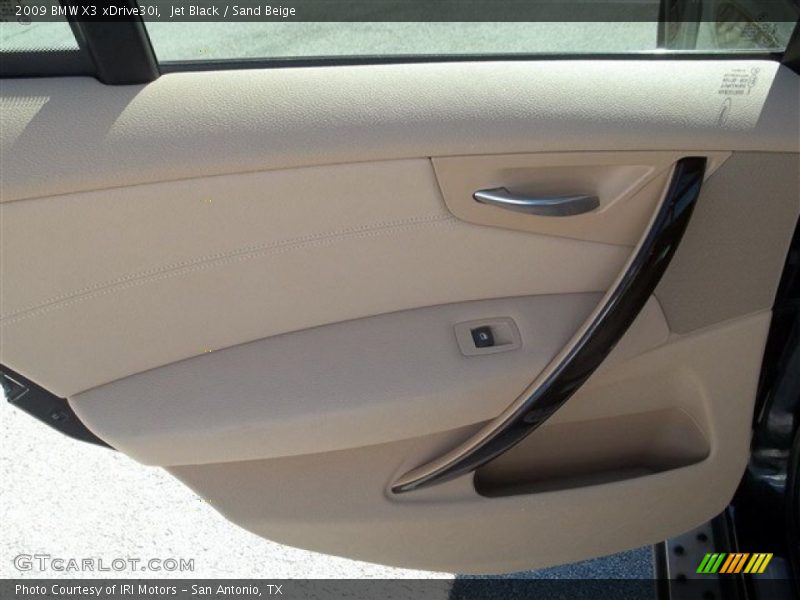 Jet Black / Sand Beige 2009 BMW X3 xDrive30i