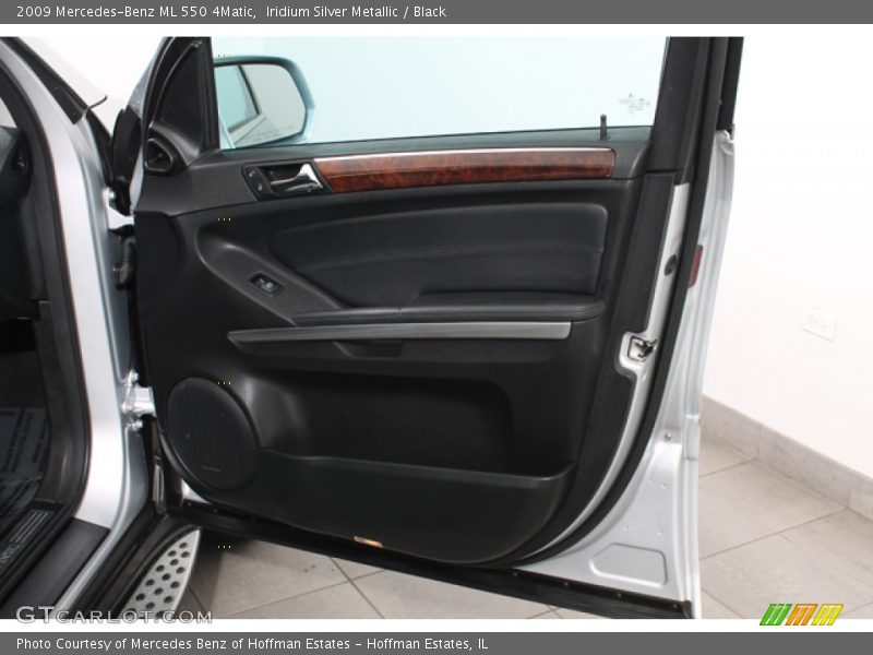 Iridium Silver Metallic / Black 2009 Mercedes-Benz ML 550 4Matic
