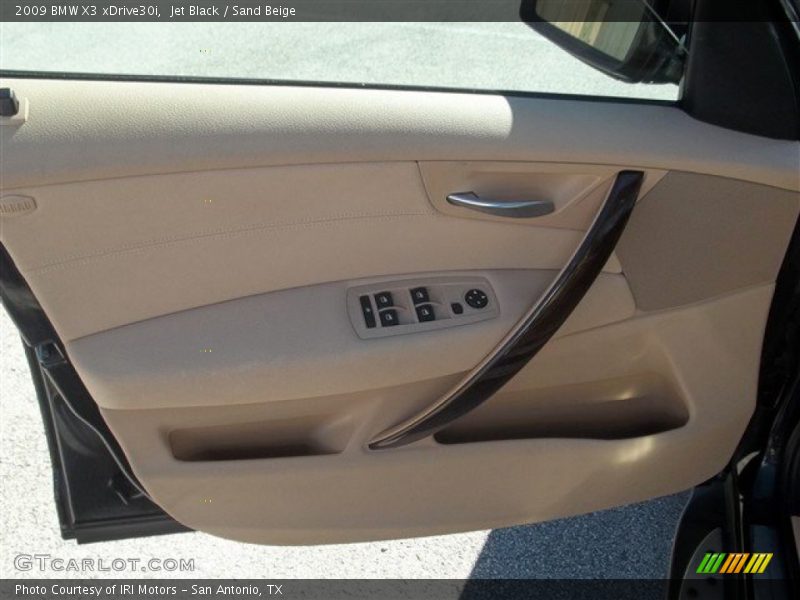 Jet Black / Sand Beige 2009 BMW X3 xDrive30i