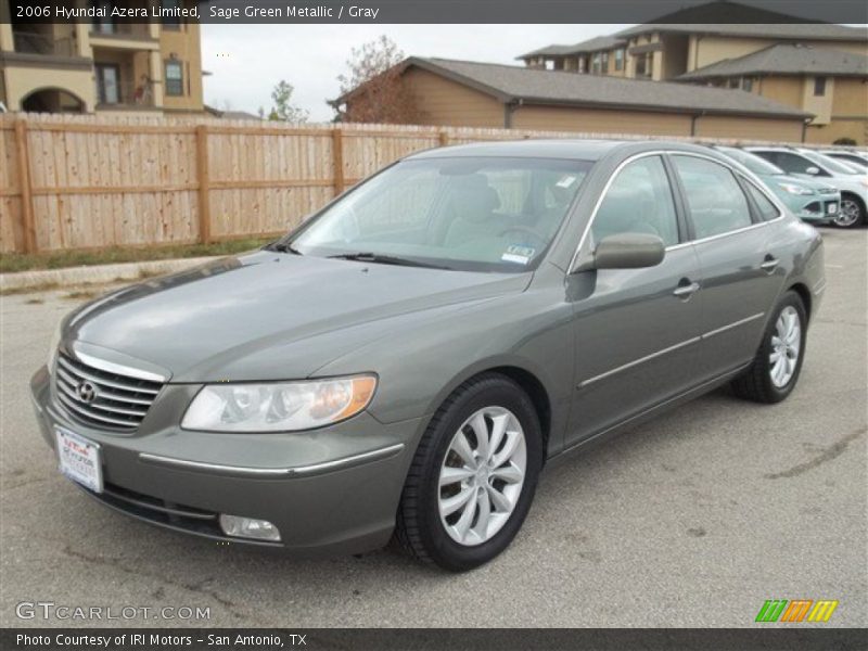 Sage Green Metallic / Gray 2006 Hyundai Azera Limited