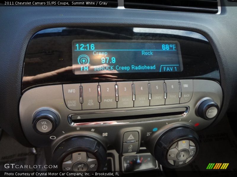 Audio System of 2011 Camaro SS/RS Coupe