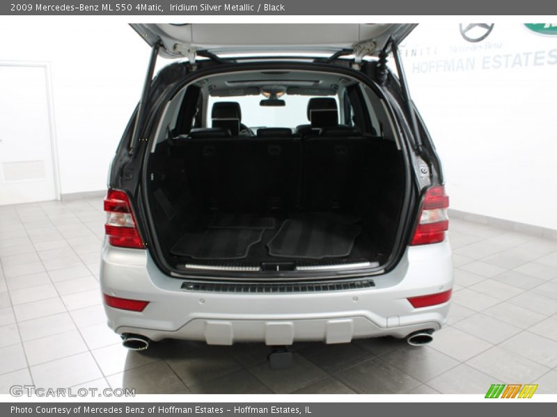 Iridium Silver Metallic / Black 2009 Mercedes-Benz ML 550 4Matic