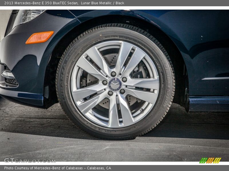 Lunar Blue Metallic / Black 2013 Mercedes-Benz E 350 BlueTEC Sedan