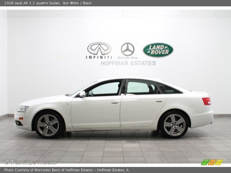 Ibis White / Black 2008 Audi A6 3.2 quattro Sedan