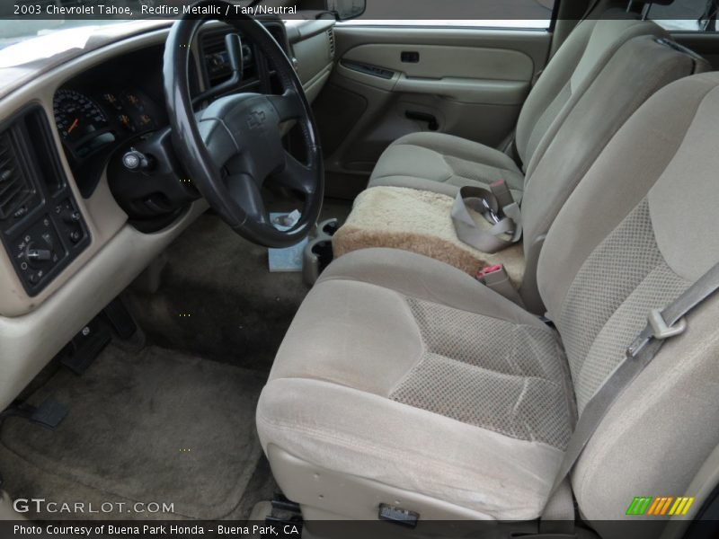 Redfire Metallic / Tan/Neutral 2003 Chevrolet Tahoe