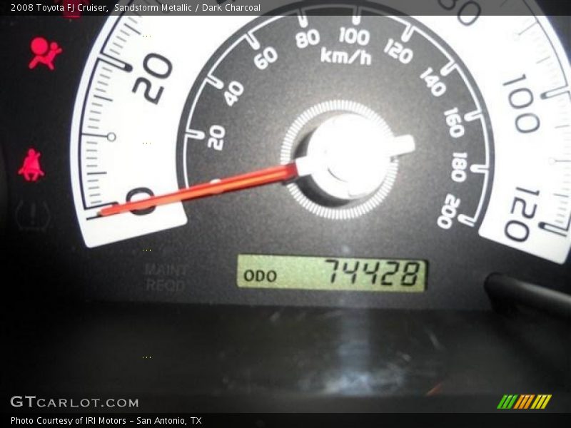 Sandstorm Metallic / Dark Charcoal 2008 Toyota FJ Cruiser